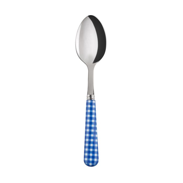 Sabre Gingham Lapis Blue 19cm Dessert Spoon