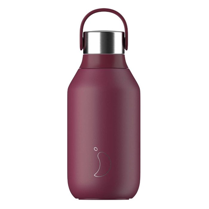 Chilly's 350ml Series 2 Plum Red Water Bottle