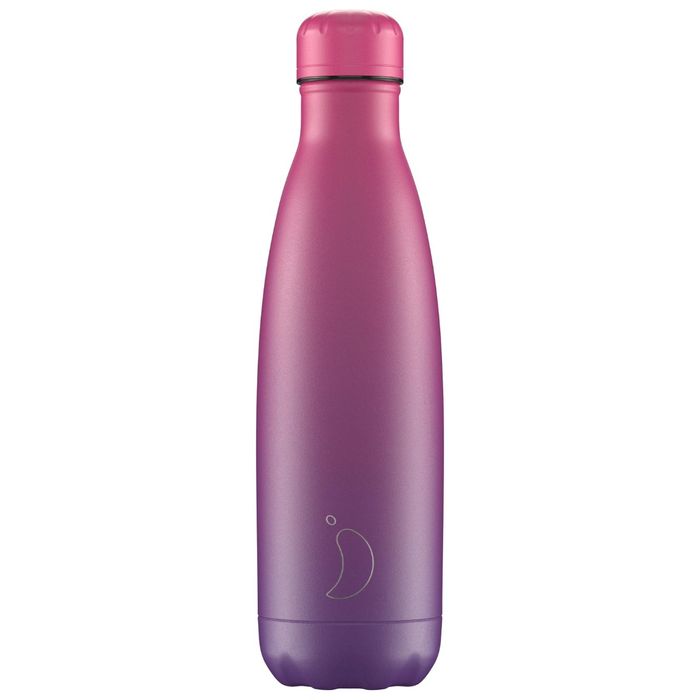 Chilly's 500ml Gradient Purple Fuchsia Water Bottle
