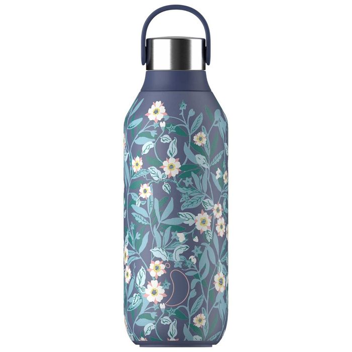 Chilly's 500ml Liberty Brighton Blossom Whale Blue Water Bottle