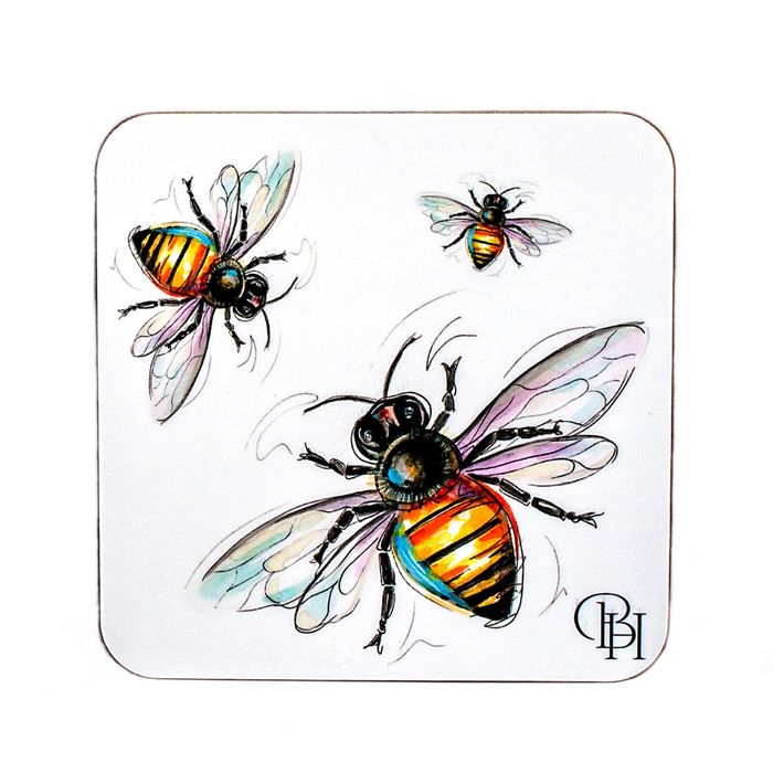 Ballard Home Bees Coaster
