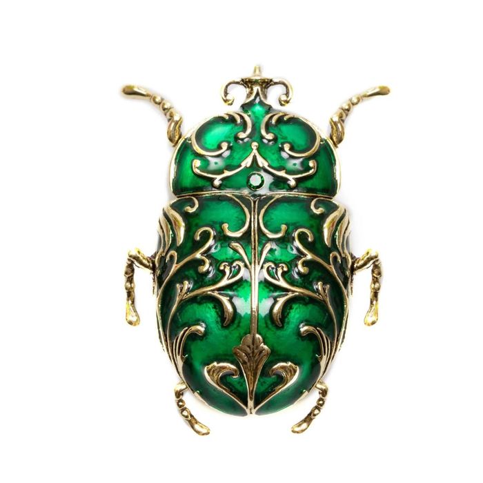 Bill Skinner Antique Beetle Brooch