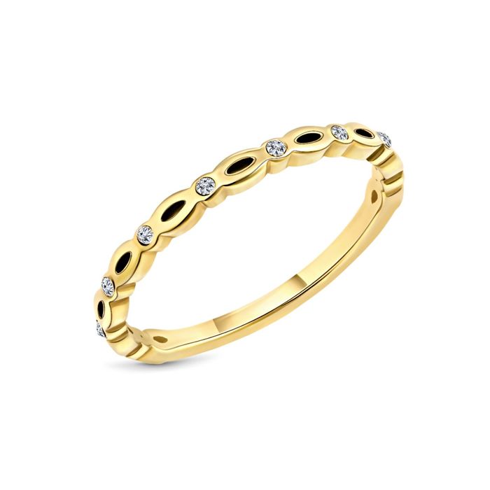 Amori Dainty Ring, Gold, Size 7
