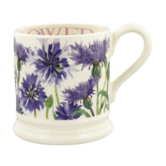 Emma Bridgewater Flowers Cornflower 1/2 Pint Mug