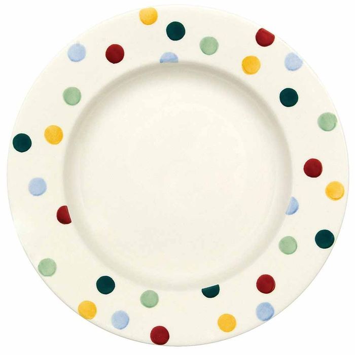 Emma Bridgewater Polka Dot 10 1/2 Inch Dinner Plate
