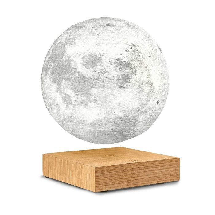 Gingko Smart Moon Lamp with White Ash Base
