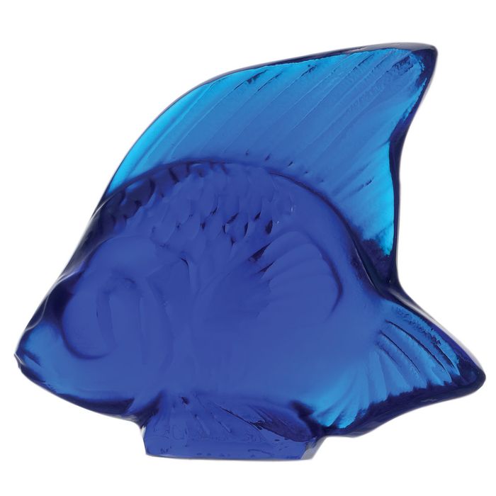 Lalique Cap Ferrat Blue Fish