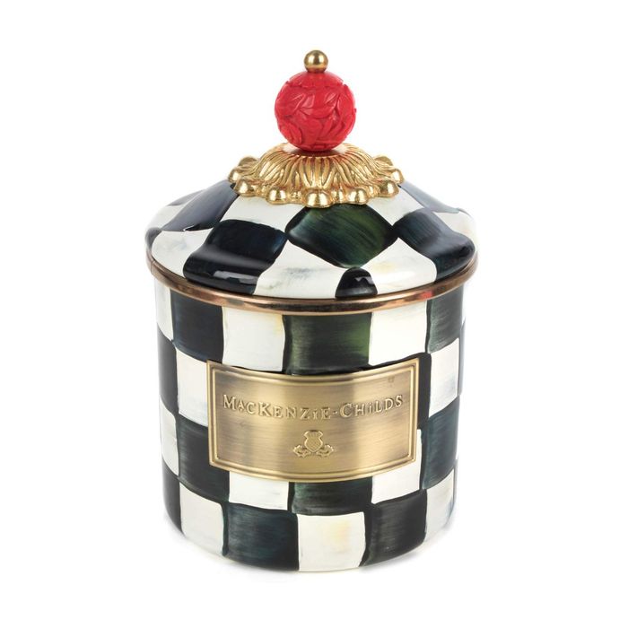Mackenzie-Childs Courtly Check Demi Canister