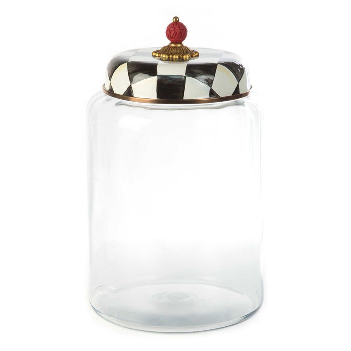 Mackenzie-Childs Courtly Check Storage Biggest Canister