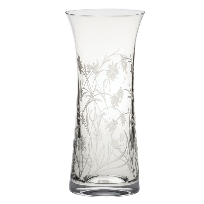 Royal Scot Crystal Meadow Flower Lily Vase