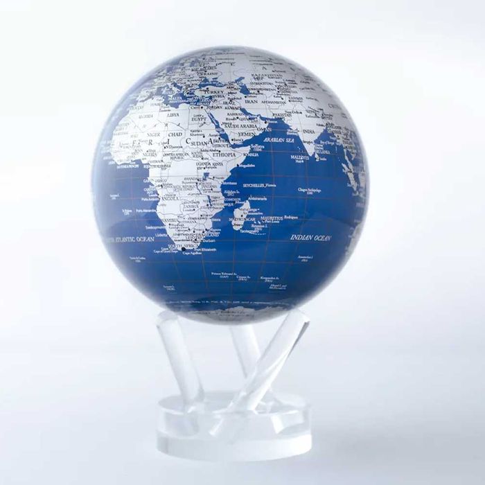 MOVA Blue and Silver 6 Inch Globe