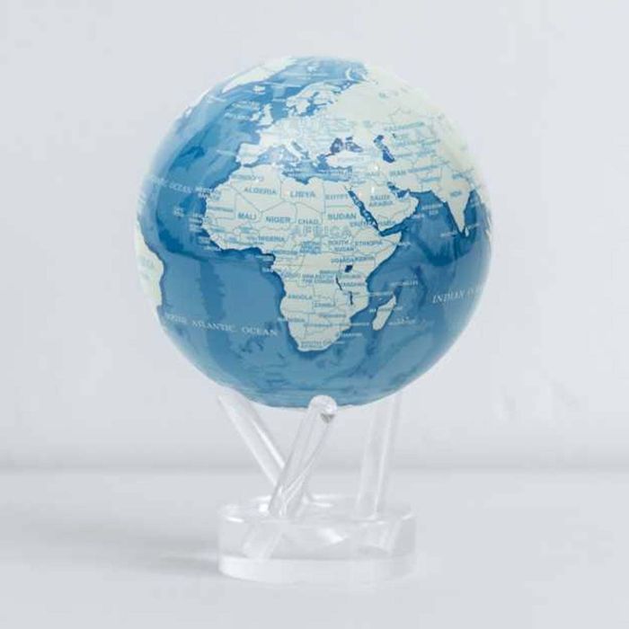 MOVA White & Blue 6 Inch Globe