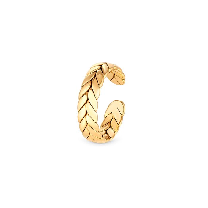 Amori Plait Ring, Gold