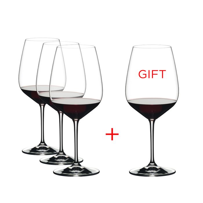 Riedel Extreme Cabernet Glasses, Pay 3 Get 4