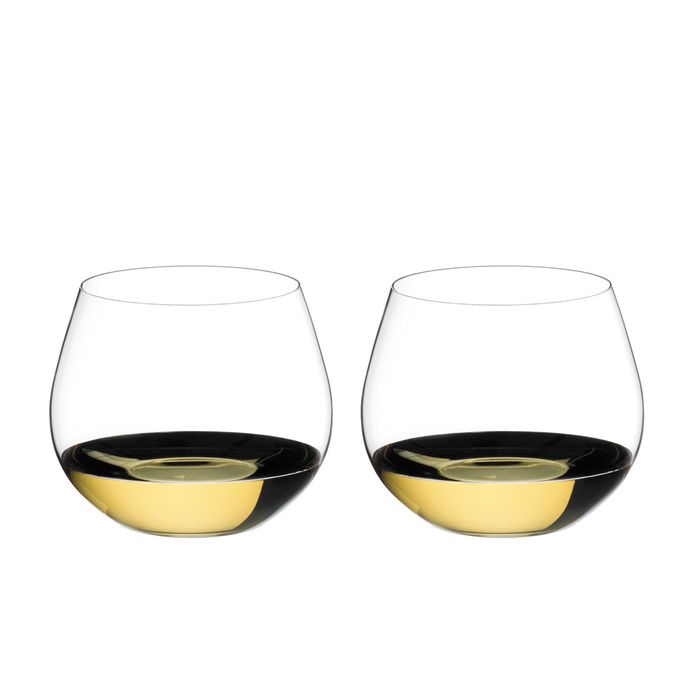 Riedel O Wine Tumbler Oaked Chardonnay Glasses (Pair)