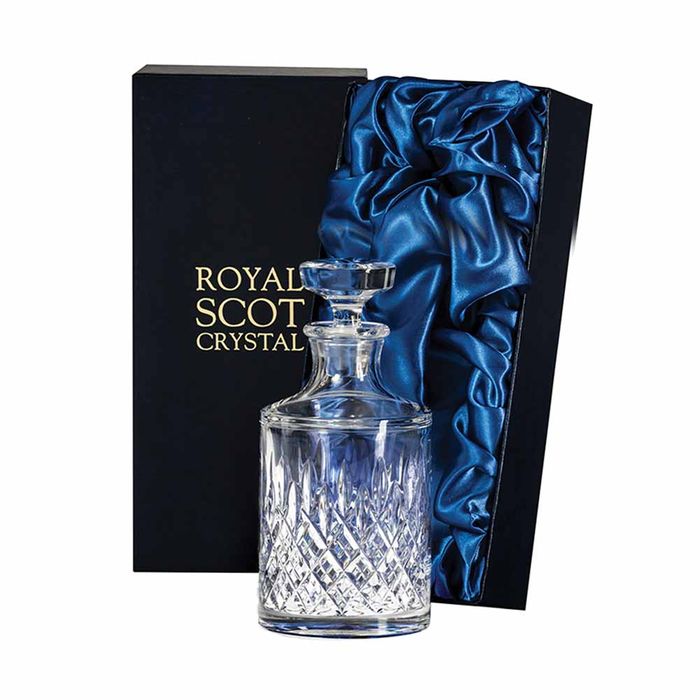 Royal Scot Crystal London Single Malt Round Spirit Decanter, 200mm