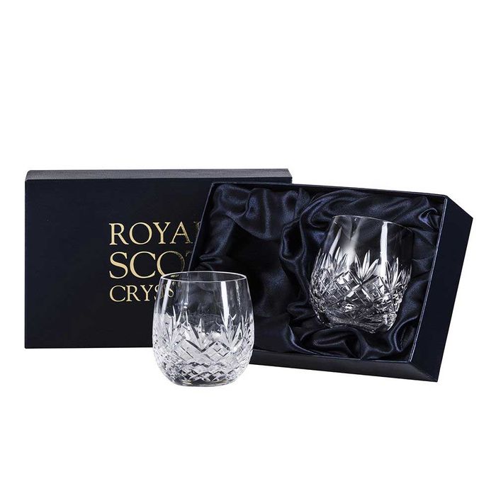 Royal Scot Crystal Edinburgh 2 Gin & Tonic Tumblers