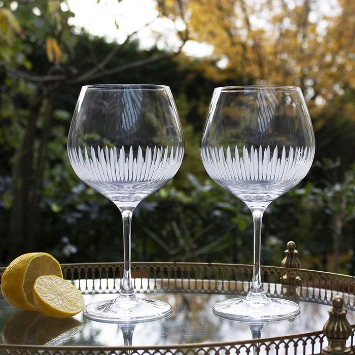 Royal Scot Crystal Glacier  2 Gin & Tonic Copa Glasses, 210mm