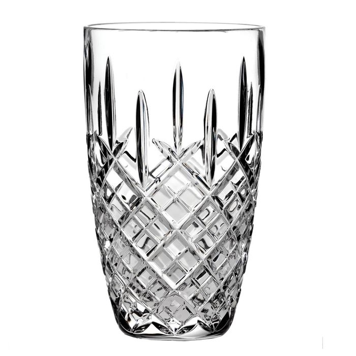 Royal Scot Crystal London Small Barrel Vase
