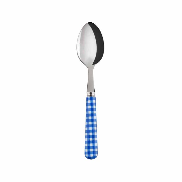Sabre Gingham Lapis Blue 16cm Tea Spoon