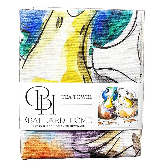 Ballard Home Ducks Tea Towel