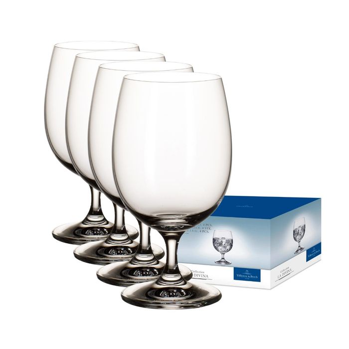 Villeroy & Boch La Divina Water Goblets, Set of 4