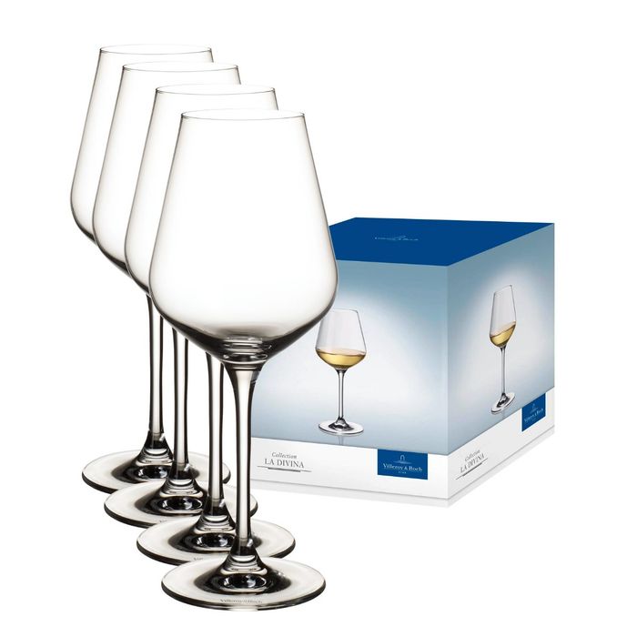 Villeroy & Boch La Divina White Wine Goblets, Set of 4