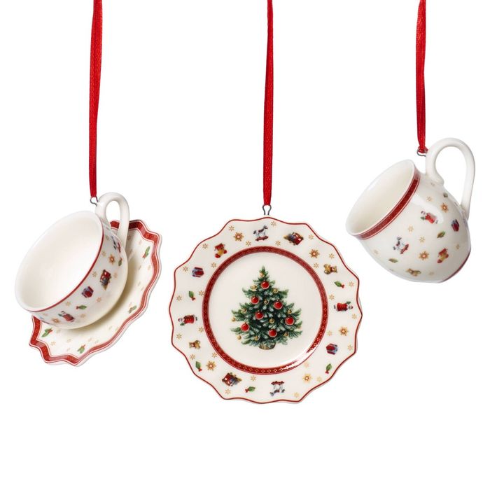Villeroy & Boch Toy's Delight Decoration Ornaments Tableware Set, 6,3cm