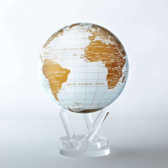 MOVA White & Gold 4.5 Inch Globe